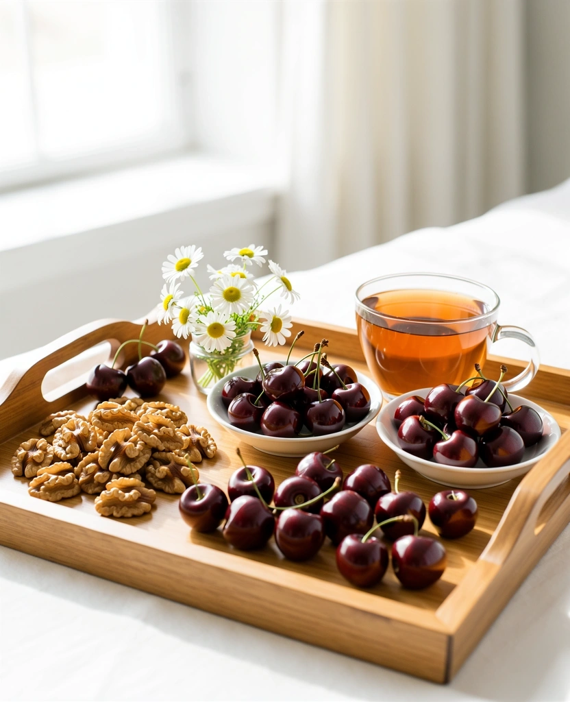 Schlaffördernde Ernährung und Routinen